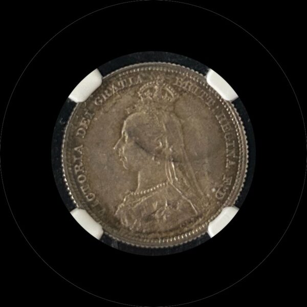 イギリス　1シリング　1887 【NGC MS63】　世界コイン