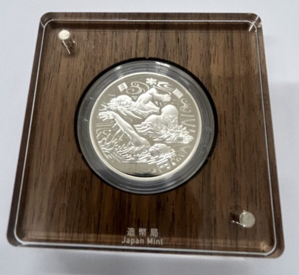 東京２０２０オリンピック千円プルーフ銀貨（１次　水泳）
