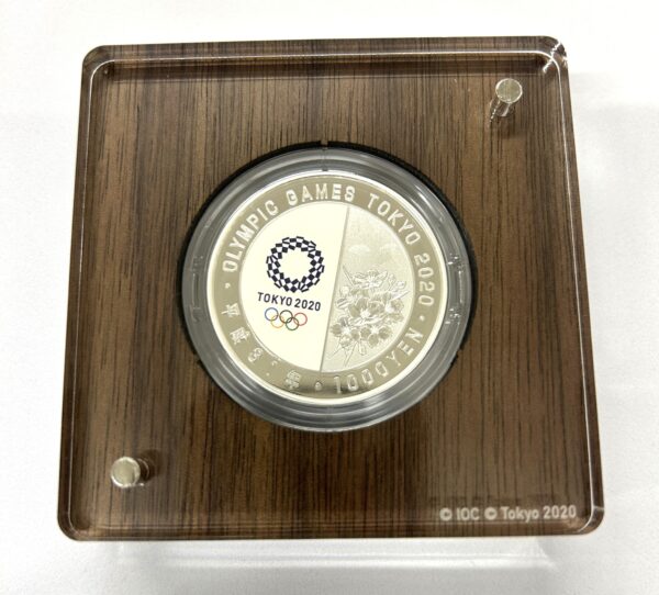 東京２０２０オリンピック千円プルーフ銀貨（２次　バドミントン） - 画像 (2)