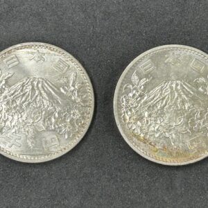 1964 東京オリンピック1000円銀貨 完全未使用 2枚セット